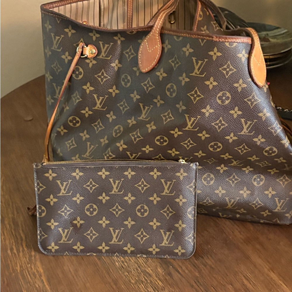 Louis Vuitton Brown Monogram Tote Bag